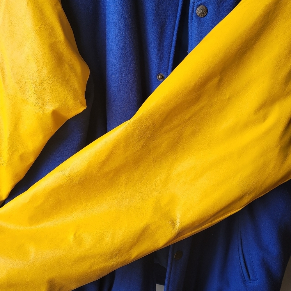 Vintage Steve & Barry’s Navy University Jacket Mens Exrta Large XL Lettermans - Picture 15 of 16